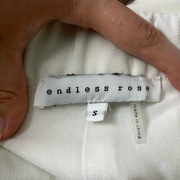 Endless Rose White Mini Skort Size S - Picture 2 of 6